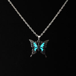 Glowing Butterfly Necklace